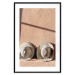 Poster Sunlit Couple - two hats in the sunlight against a wall 129509 additionalThumb 15