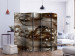 Room Divider Gray River II (5-piece) - shimmering silver-gold space 132609 additionalThumb 2