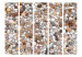 Folding Screen Stone Beach II (5-piece) - background in mosaic of colorful stones 132909 additionalThumb 3