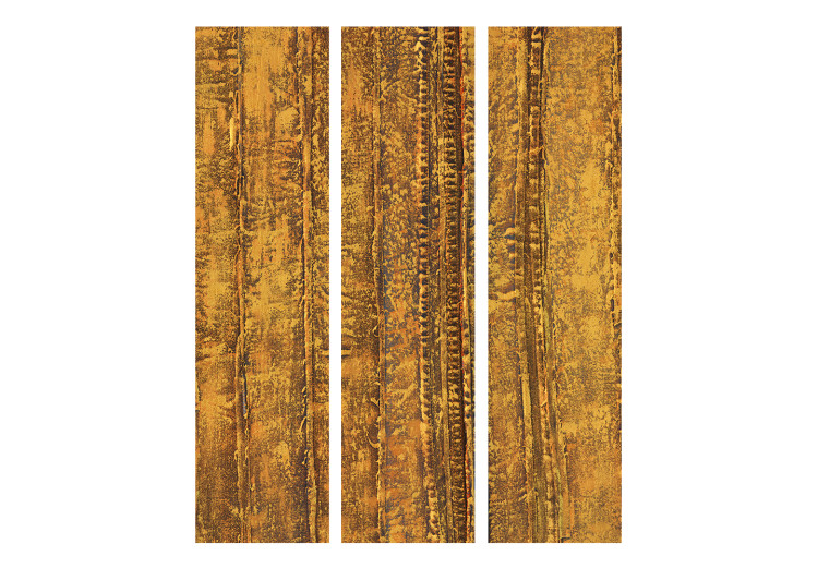Room Divider Golden Chamber - texture with golden accents in abstract motif 133609 additionalImage 3