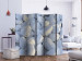 Room Divider Screen White Pebbles II - field of stones in light white color in zen motif 133809 additionalThumb 2
