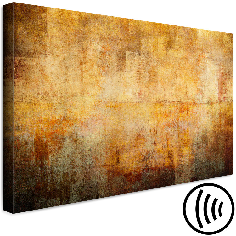 Canvas Power of Thoughts (1-piece) Wide - abstract orange texture 134709 additionalImage 6