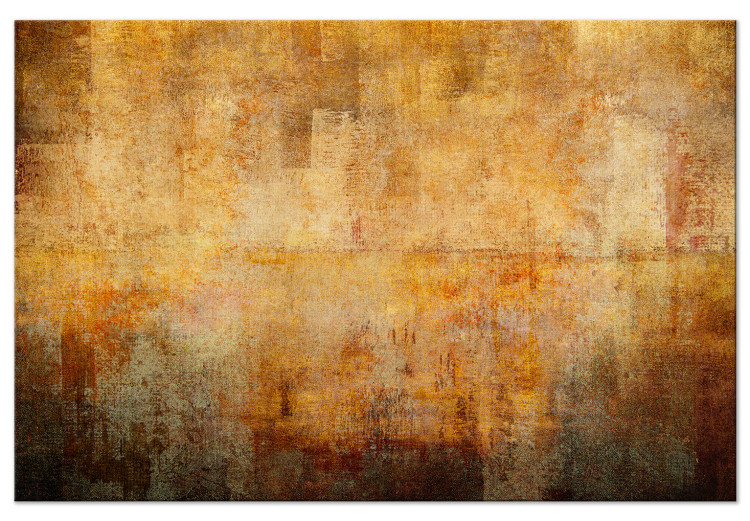 Canvas Power of Thoughts (1-piece) Wide - abstract orange texture 134709