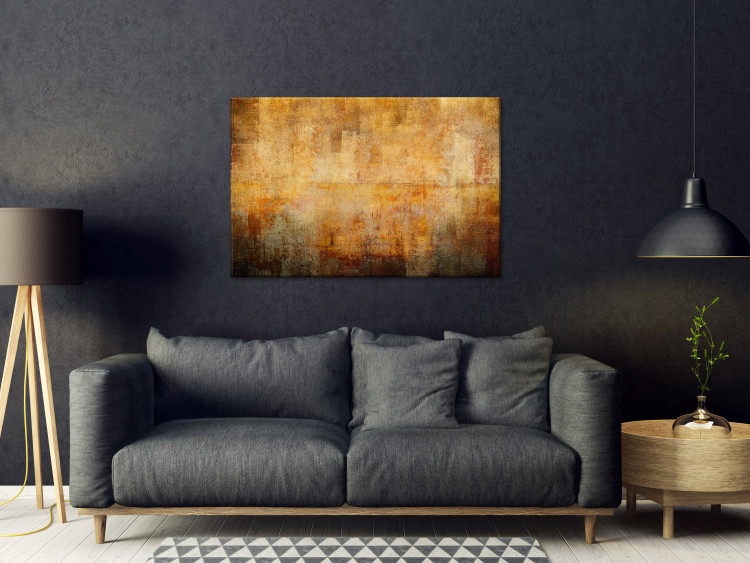 Canvas Power of Thoughts (1-piece) Wide - abstract orange texture 134709 additionalImage 3