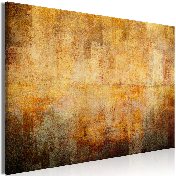 Canvas Power of Thoughts (1-piece) Wide - abstract orange texture 134709 additionalImage 2