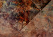 Canvas Print Copper sheet - abstraction with a copper surface covered with a patina 135109 additionalThumb 5