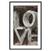 Wall Poster Deco Love - texts in plants with imitation of 3D effect on a flowery background 135509 additionalThumb 7