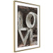 Wall Poster Deco Love - texts in plants with imitation of 3D effect on a flowery background 135509 additionalThumb 17