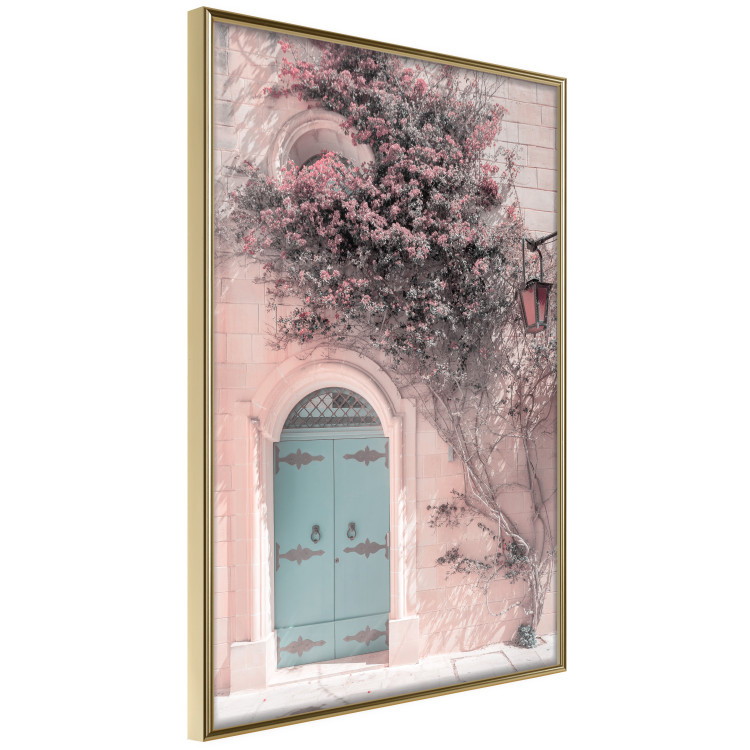 Poster Blue Doors - summer landscape overlooking Italian architecture 135909 additionalImage 8