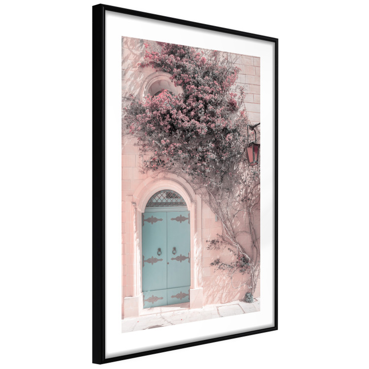 Poster Blue Doors - summer landscape overlooking Italian architecture 135909 additionalImage 5