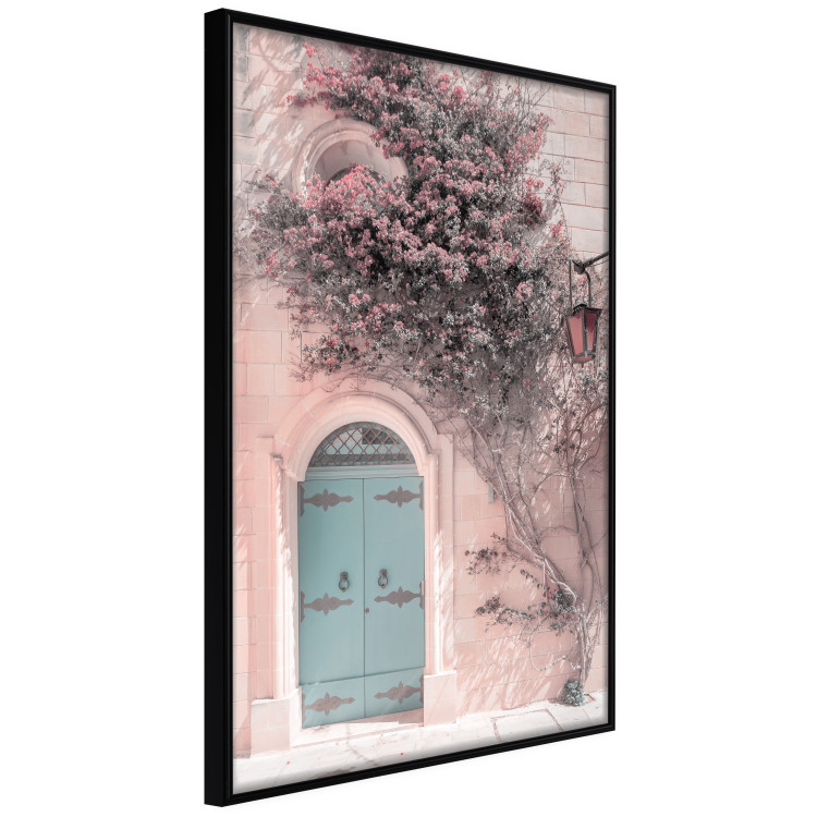 Poster Blue Doors - summer landscape overlooking Italian architecture 135909 additionalImage 4
