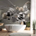 Wall Mural Dynamic space with balls in gold - Modern abstraction 138409 additionalThumb 8