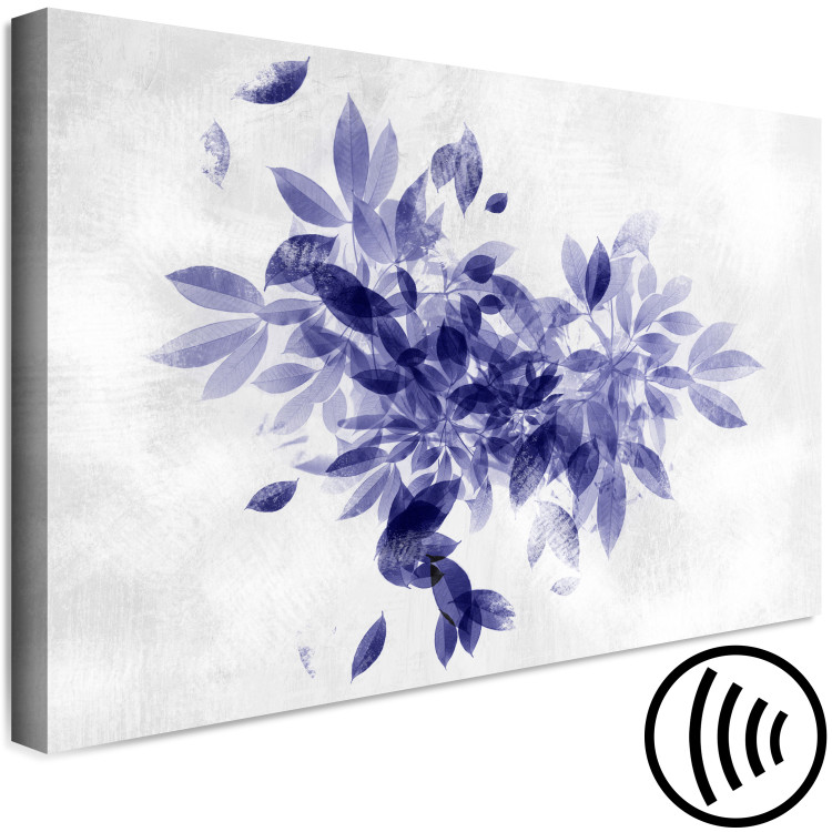 Canvas Art Print Blue Flora (1-piece) Wide - landscape with plant motif 138809 additionalImage 6