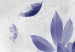 Canvas Art Print Blue Flora (1-piece) Wide - landscape with plant motif 138809 additionalThumb 4