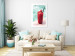 Canvas Print Strawberry Cocktail (1-piece) - still life in a summer frame 144109 additionalThumb 3