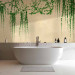 Wall Mural Ivy on the wall - green vines on a beige brick old wall 144509 additionalThumb 8