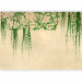 Wall Mural Ivy on the wall - green vines on a beige brick old wall 144509 additionalThumb 5
