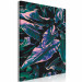 Paint by Number Kit Mysterious Plant - Dark Leaves of Purple and Turquoise Colors 146209 additionalThumb 6
