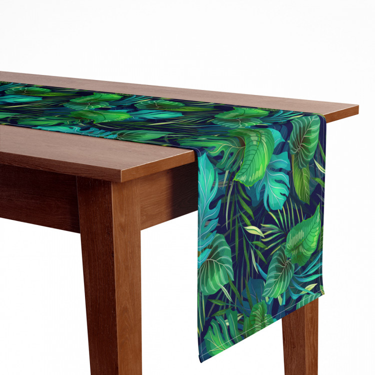 Table Runner Variety of Philodendrons - an exotic leaves in various shades of green 147209 additionalImage 5