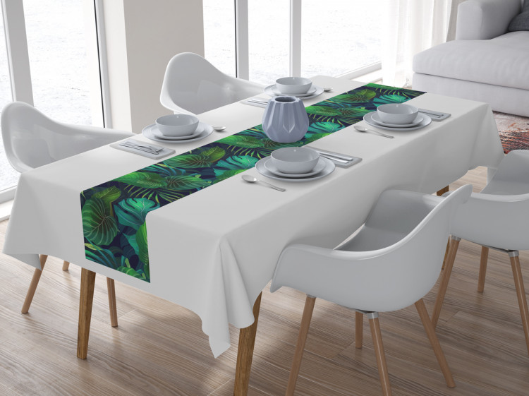 Table Runner Variety of Philodendrons - an exotic leaves in various shades of green 147209 additionalImage 2