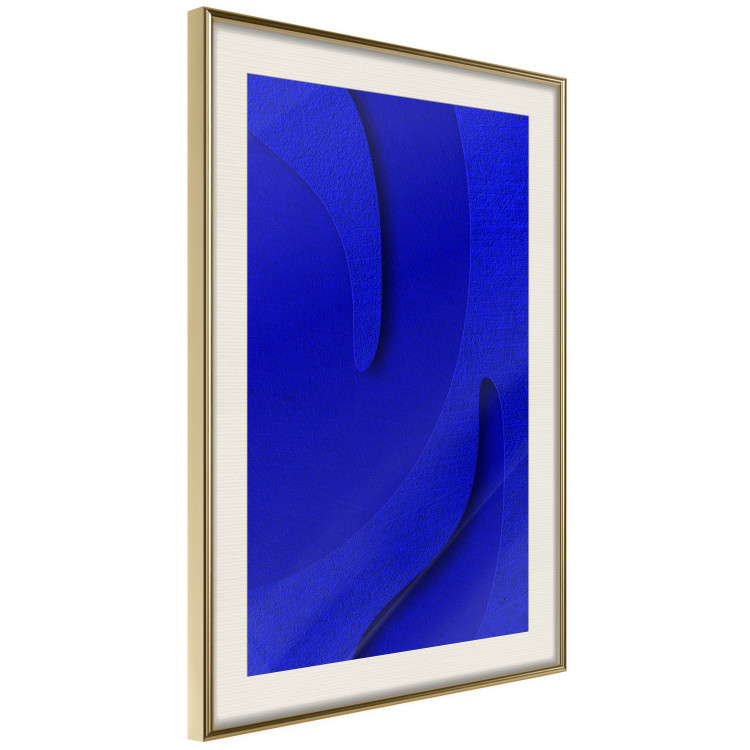 Wall Poster Abstract Relief - Blue Structure of Matter and 3D Shapes 149709 additionalImage 10
