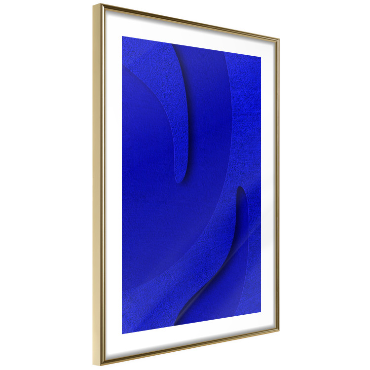 Wall Poster Abstract Relief - Blue Structure of Matter and 3D Shapes 149709 additionalImage 8