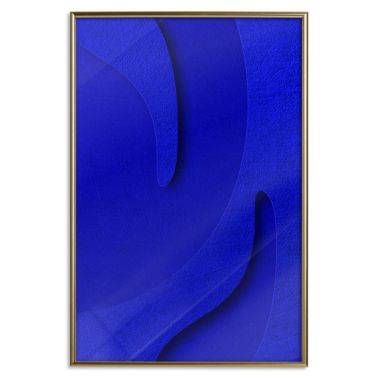 Wall Poster Abstract Relief - Blue Structure of Matter and 3D Shapes 149709 additionalImage 18
