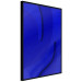 Wall Poster Abstract Relief - Blue Structure of Matter and 3D Shapes 149709 additionalThumb 2