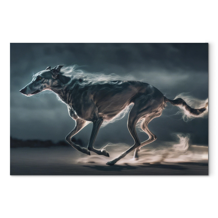 Canvas AI Greyhound Dog - Speeding Animal Captured in a Gallop - Horizontal 150209 additionalImage 7