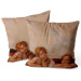 Decorative Velor Pillow Pensive Cupids - Composition With Two Winged Figures 151309 additionalThumb 3
