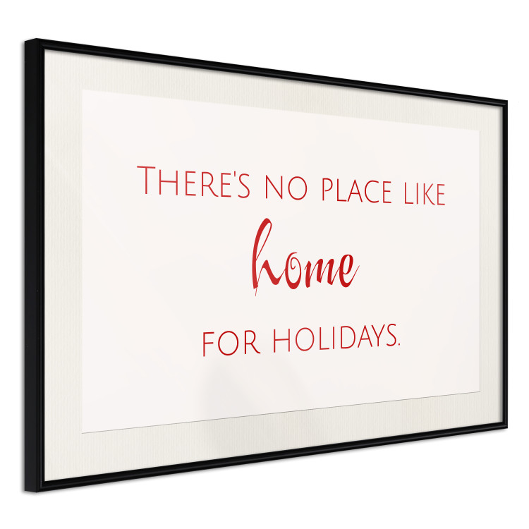 Wall Poster Christmas Quote - Red Writing in English on a White Background 151709 additionalImage 7
