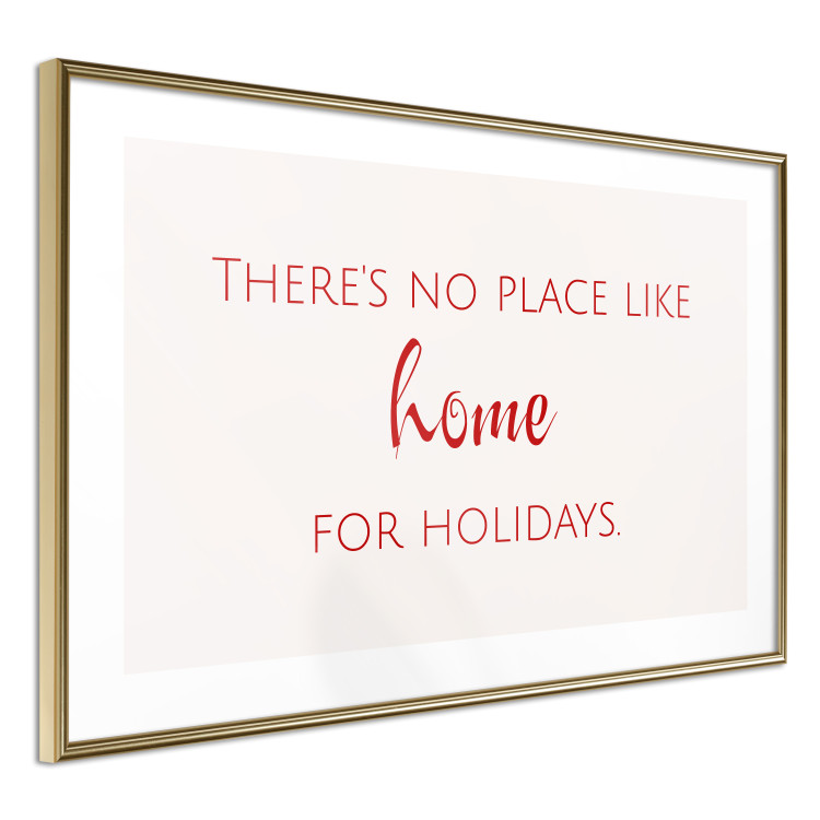 Wall Poster Christmas Quote - Red Writing in English on a White Background 151709 additionalImage 16