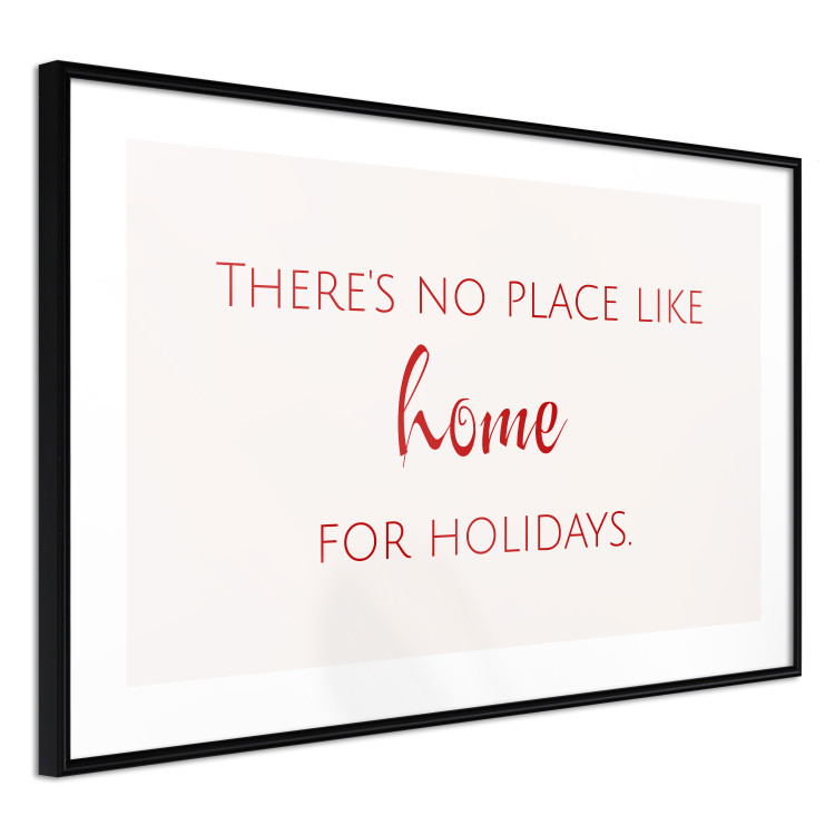 Wall Poster Christmas Quote - Red Writing in English on a White Background 151709 additionalImage 10