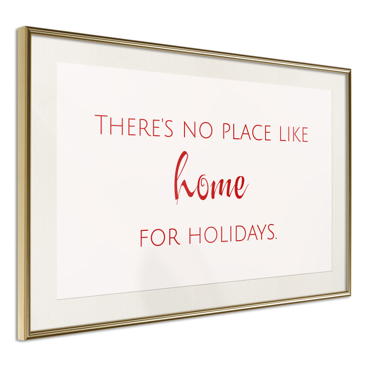Wall Poster Christmas Quote - Red Writing in English on a White Background 151709 additionalImage 17