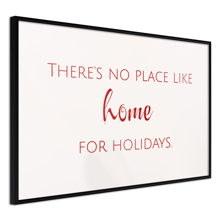 Wall Poster Christmas Quote - Red Writing in English on a White Background 151709 additionalImage 6