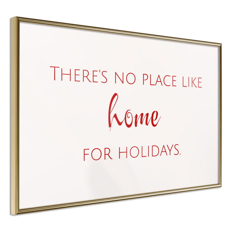 Wall Poster Christmas Quote - Red Writing in English on a White Background 151709 additionalImage 5