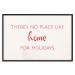 Wall Poster Christmas Quote - Red Writing in English on a White Background 151709 additionalThumb 21