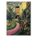 Reproduction Painting Unser Garten mit blühenden Rabatten 152709