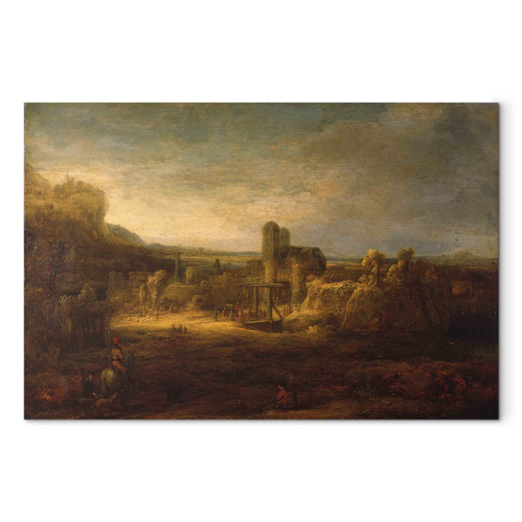 Reproduction Painting Landscape with Drawbridge 152909 additionalImage 7
