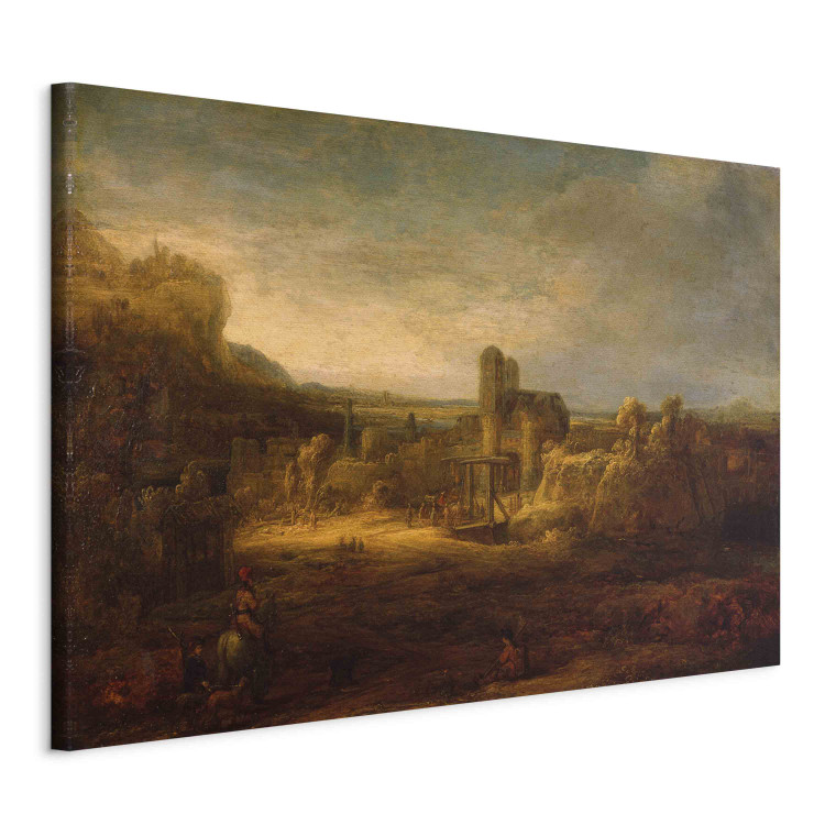 Reproduction Painting Landscape with Drawbridge 152909 additionalImage 2