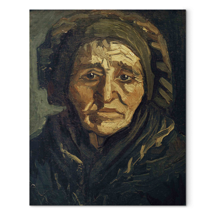 Art Reproduction Peasant woman: woman with dark bonnet 154609
