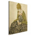 Art Reproduction Edith Schiele in striped dress, sitting 158809 additionalThumb 2