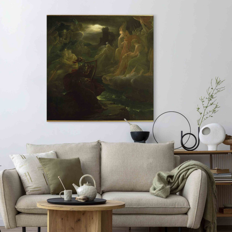 Reproduction Painting Ossian Conjuring up the Spirits on the Banks of the River Lora with the Sound of his Harp 159009 additionalImage 9