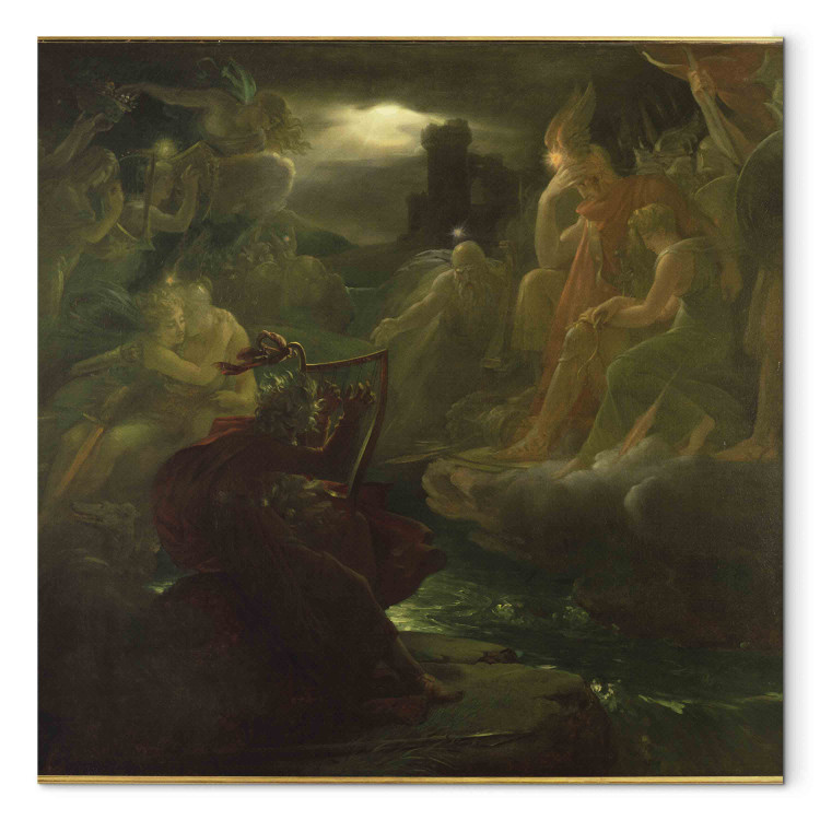 Reproduction Painting Ossian Conjuring up the Spirits on the Banks of the River Lora with the Sound of his Harp 159009 additionalImage 7