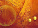 Canvas Traces (3-piece) - Orange abstraction with a fingerprint fantasy 48209 additionalThumb 2