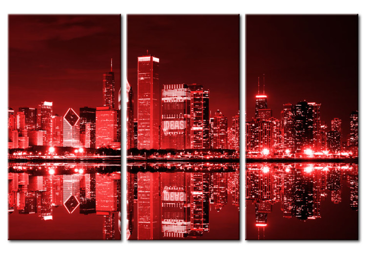 Canvas Print Intriguing Chicago 50609