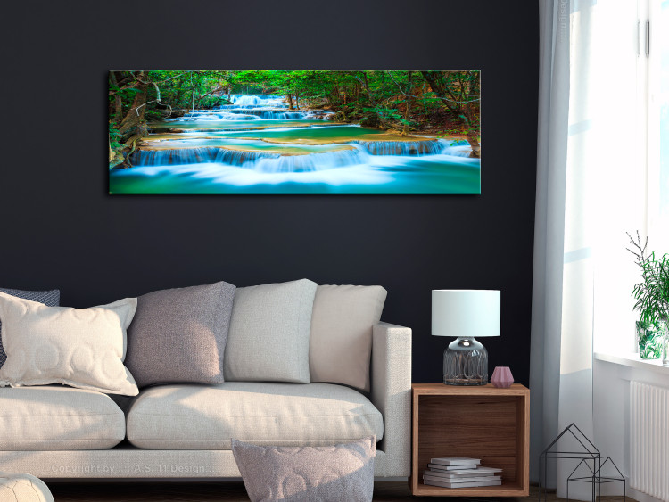 Canvas Print Sapphire Waterfalls 94209 additionalImage 3