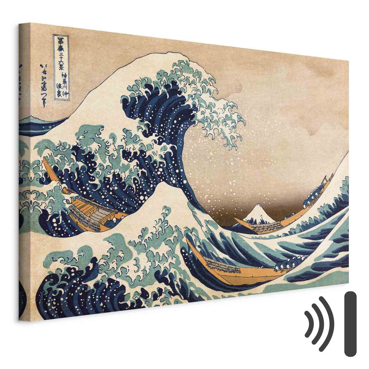Canvas The Great Wave off Kanagawa (Reproduction) 97909 additionalImage 8