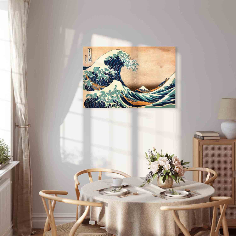 Canvas The Great Wave off Kanagawa (Reproduction) 97909 additionalImage 5