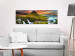 Canvas Art Print Beauty of Iceland (1-piece) - Mountains and Waterfalls with Sunset Background 105619 additionalThumb 3